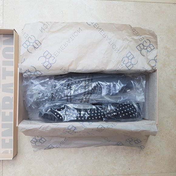 BCBGeneration Black Suede Flats (NEW) - Picture 9 of 10